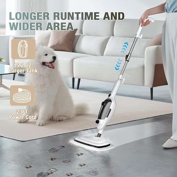 11-in-1 Steam Mop, Powerful Handheld Steam Cleaner