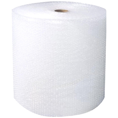 Globe Packaging 500mm x 100m Large Bubble Wrap Roll with Small Air Bubbles - Cushioning & Protection Packaging for Moving House, Ecommerce and Storage
