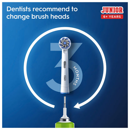 Oral-B Junior Electric Toothbrush, Green, Old