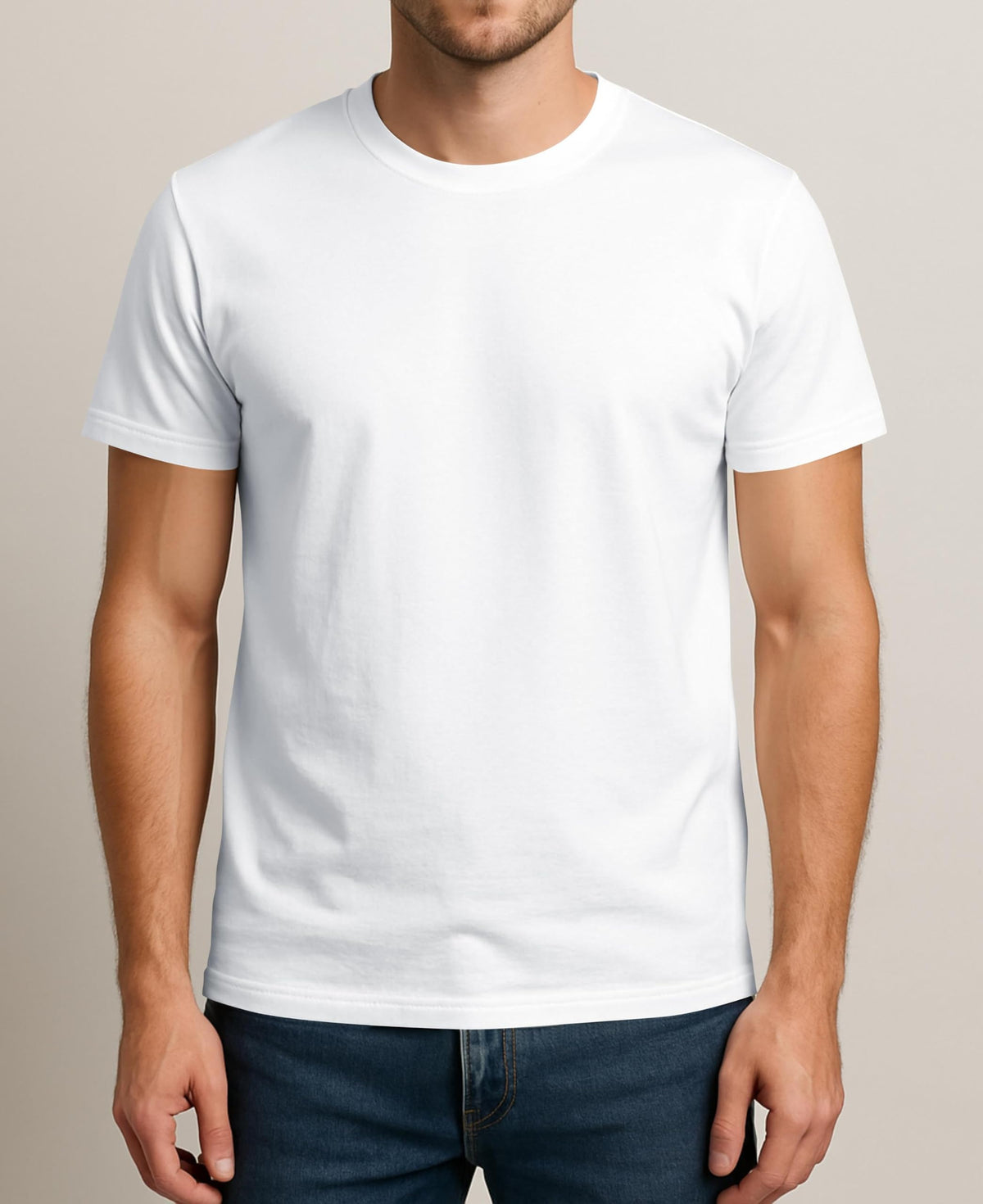 Classic Men's Short Sleeve Cotton Undershirts | Crew Neck T Shirt - Multi & Bulk Wholesale Packs