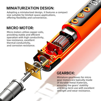 ANVANNA 120-IN-1 Mini Electric Screwdriver Set is a comprehensive electric precision tool kit designed for electronics repair and assembly tasks