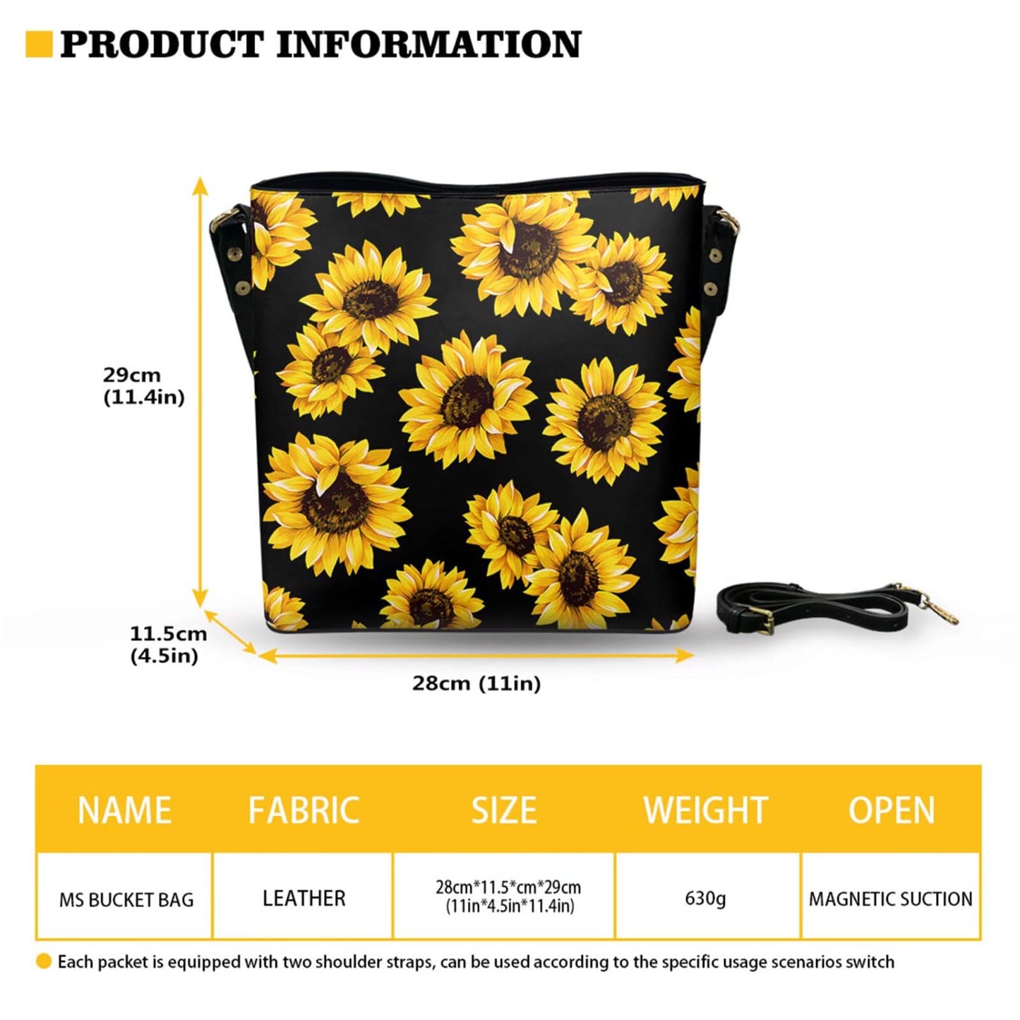 HUGS IDEA Black Cat Halloween Tote Bag for Women Pu Leather Satchel Bags Handbag Crossbody Hobo Purse for Outdoor Travel Holiday Vacation