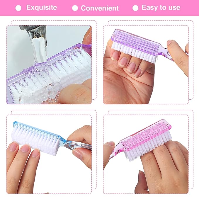 Patelai 15 Pieces Nail Brush Handle Grip