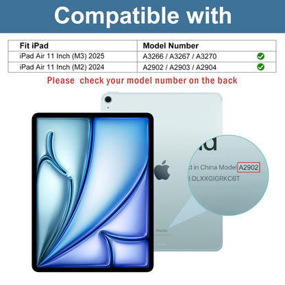 ProCase 2 Pack Screen Protector for iPad 9th 8th 7th Generation 10.2 Inch (2021/2020/2019), Tempered Glass Film for A2602 A2603 A2270 A2197 -Clear