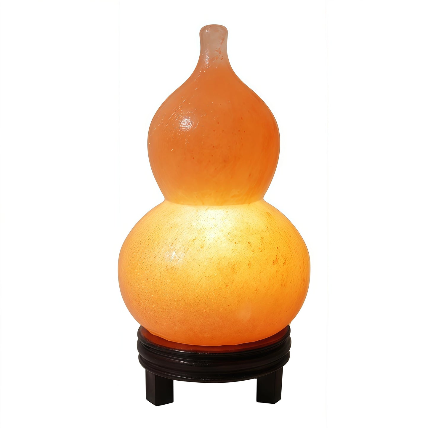 Top Himalayan Salt Lamp, Wu Lou Hu Lu Gourd, Hu Lou Cucurbit, HuLu, Feng Shui Statue, Feng Shui Decor & Gifts for Home, Chinese Decor & Gifts, Chinese New Year, Bring Good Luck, Healthy, Wealth