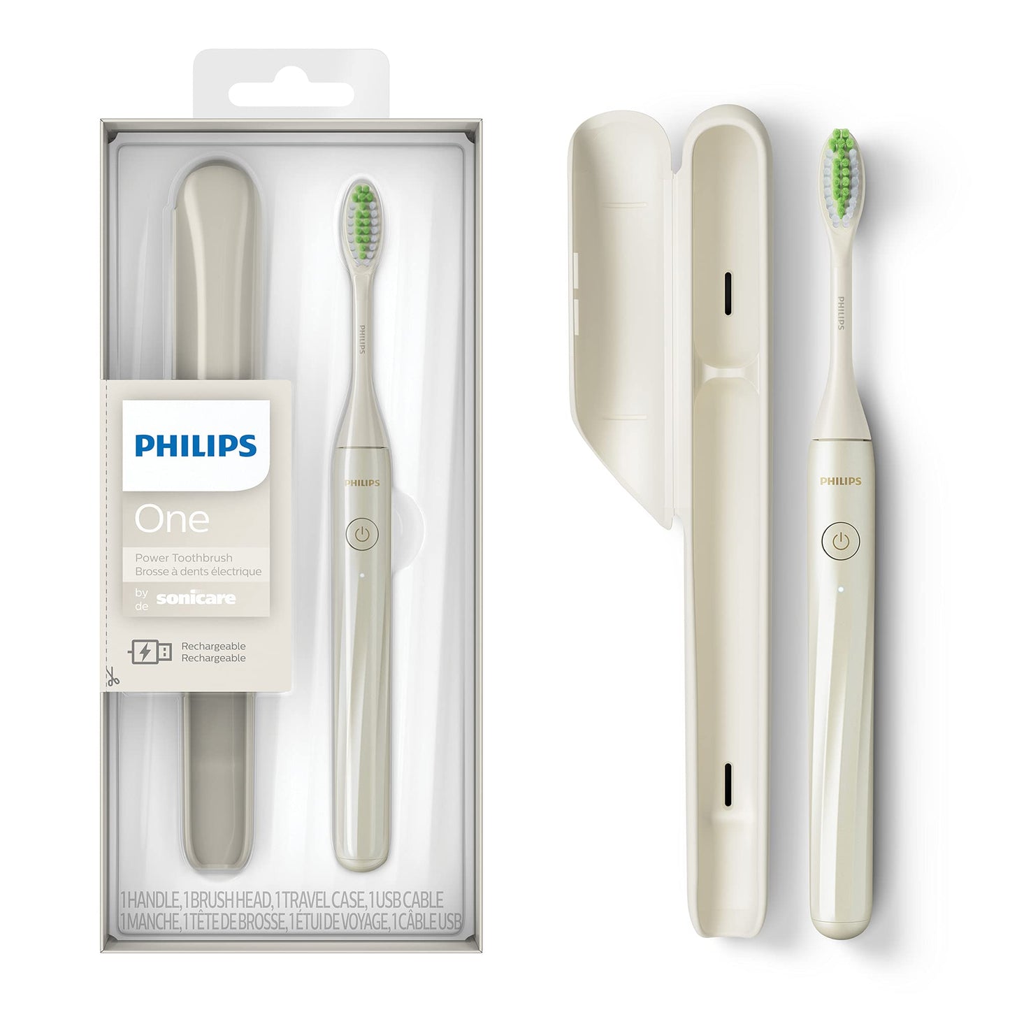 Philips Sonicare One by Sonicare Rechargeable Toothbrush, Shadow, HY1200/26