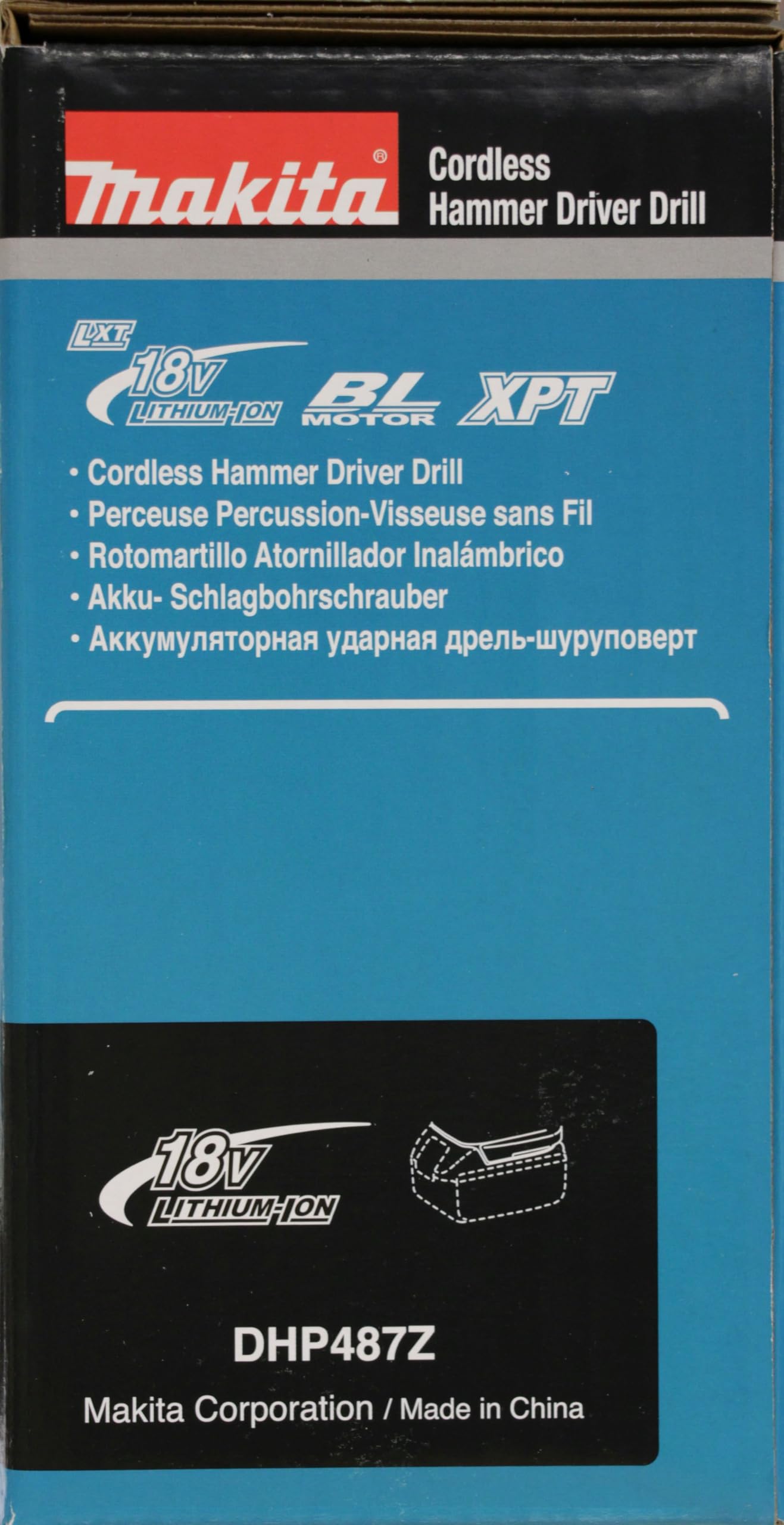 Makita DHP487Z 18V Li-ion LXT Brushless Combi Drill – Batteries and Charger Not Included