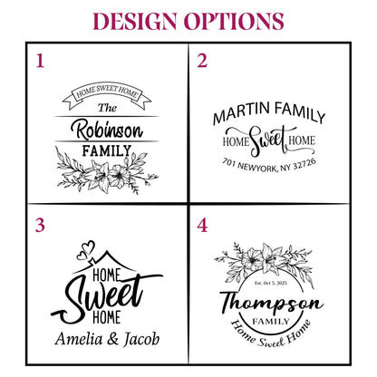 Personalized Cutting Board with Home Sweet Home Design, Custom Engraved Housewarming Gift for Friends, New Home, Realtor Closing Gift for Clients, Kitchen Decor, Neighbors or First-Time Home Buyers
