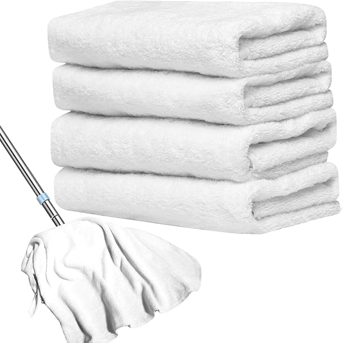 4 Pcs Extra Large Microfiber Cleaning Cloth 30 x 20 Inch Reusable Thick
