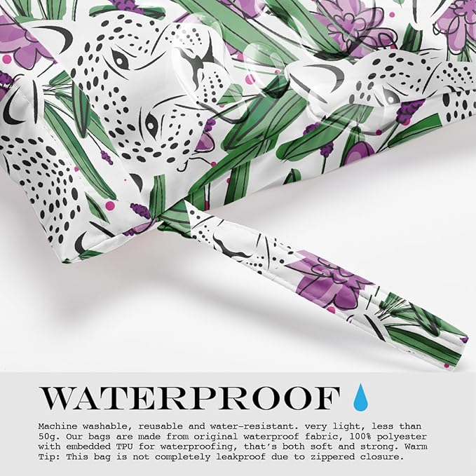 Wet Bag, Wet Dry Bag, Wet Bag for Swimsuit, Dirty Yoga Gym Clothes, Makeup Bag