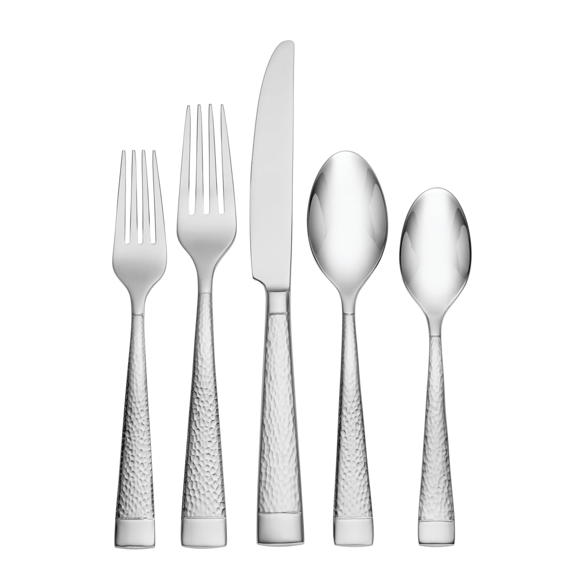 Oneida Silverware Set For 12, Sambre 65-Piece Fine Flatware Set with Serving Utensils, Service For 12, 18/10 Stainless Steel, Dishwasher Safe, Knives Spoons And Forks Sets, Dining (Silver, 65 Piece)