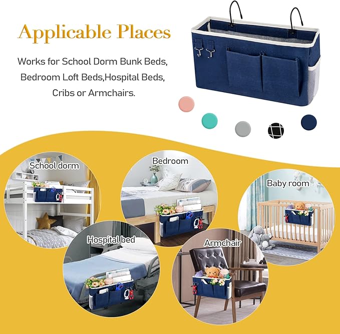 Bedside Storage Caddy/Bedside Hanging Storage Bag