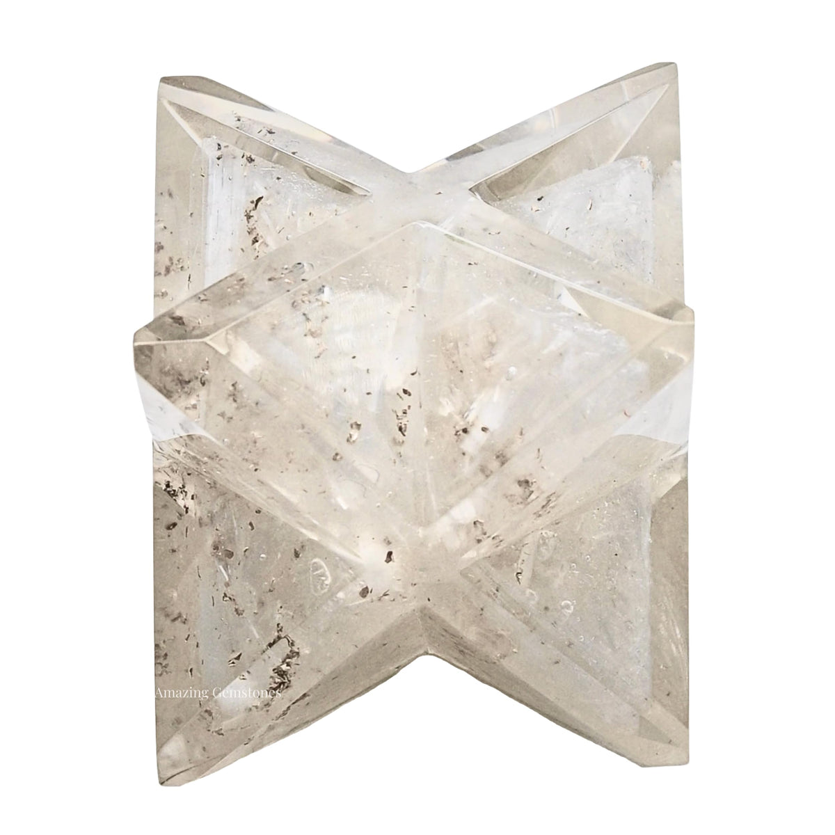 Amazing Gemstone 1 Pcs Selenite Large Crystal Orgone Merkaba Star for Reiki Healing Meditation and Crystal Grid