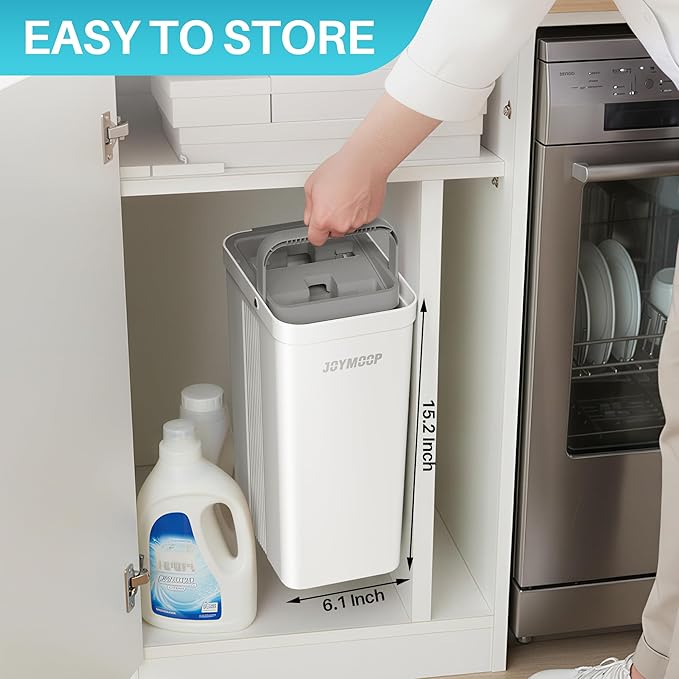 JOYMOOP Hands-Free Self-Cleaning Microfiber Mop and Bucket