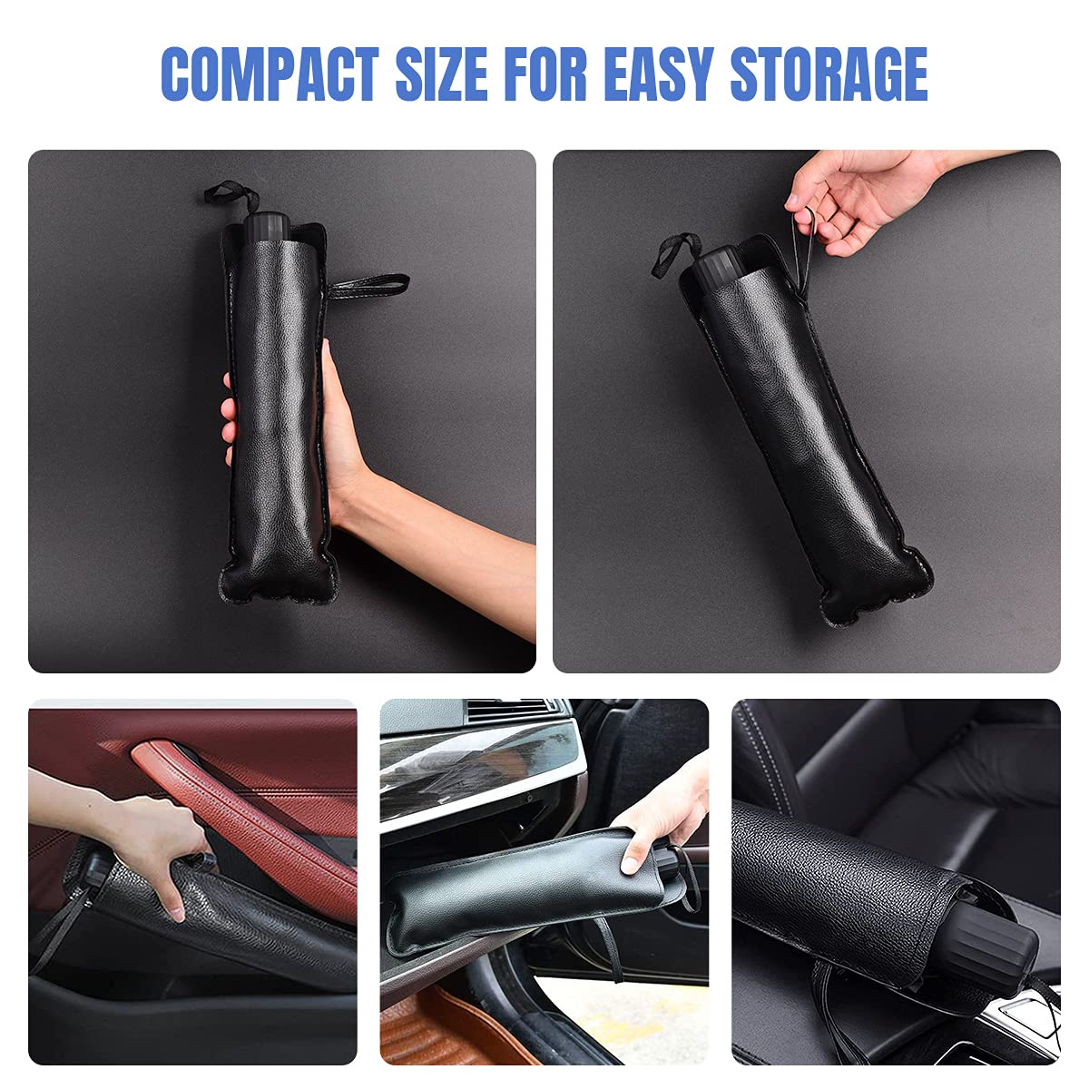 Sedan SUV Car Sun Shade for Windshield UV Rays and Heat Sun Visor Protector, Foldable Windshield Sun Shade Umbrella,Keep Car Cool,Easy to Use/Store,57''x 30''