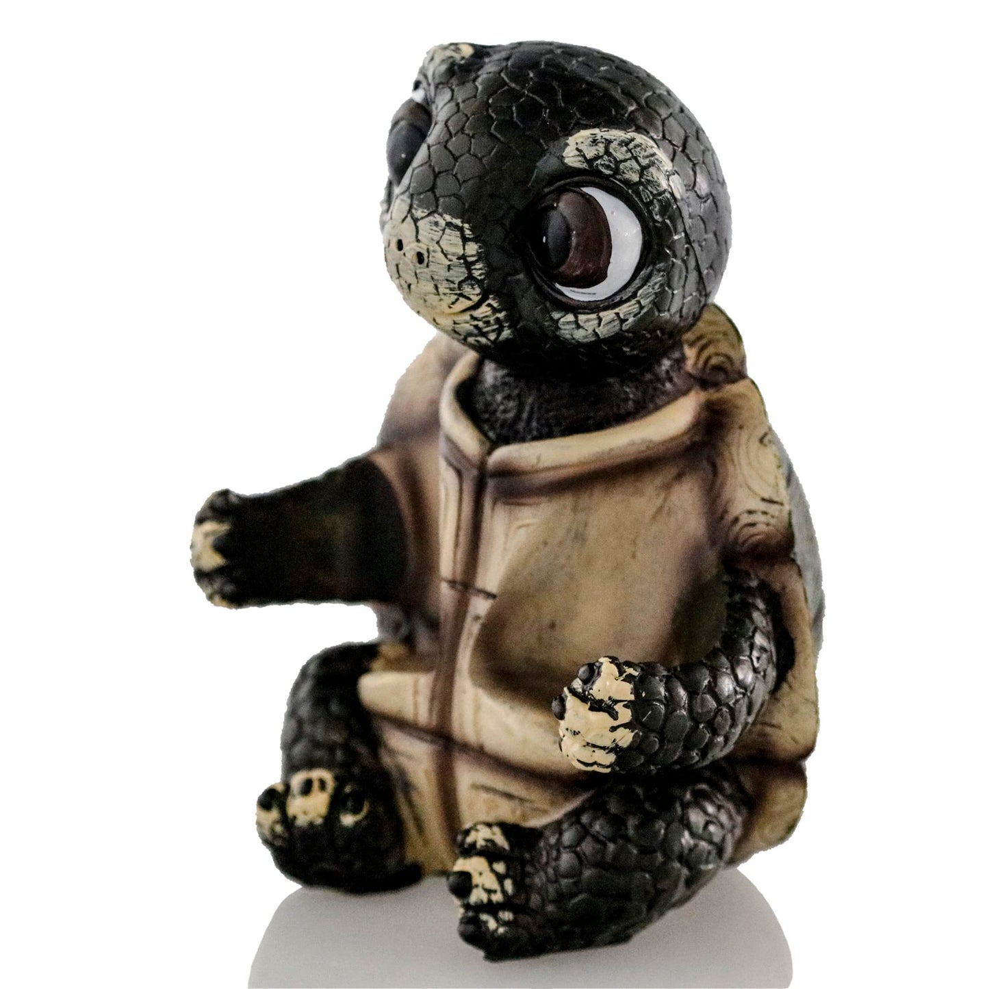 Sea Turtle Salt and Pepper Shaker Holder with Glass Jars