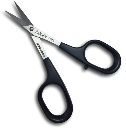 CANARY Japanese Mini Craft Scissors 4" [Extra Non-Stick], Small Detail Scissors for Paper Crafting, Fabric Cutting, Art Crafts, Made in JAPAN