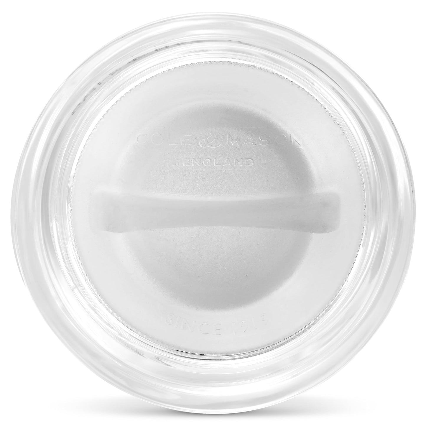 Cole & Mason London 5" Acrylic – Durable Lightweight Seasoning Shaker for Salt, Pepper, or Spices – Easy to Refill & Clean – Clear Acrylic Body for Modern Look & Fill Visibility