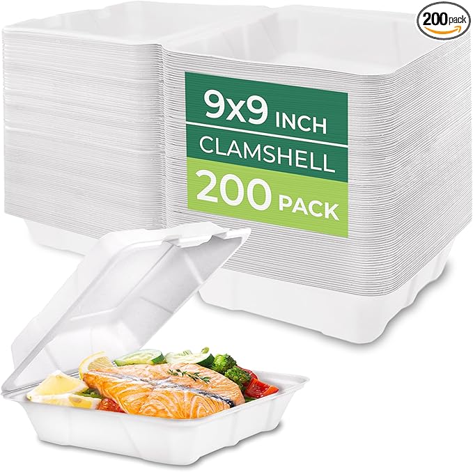 Freshware Clamshell Take Out Food Containers