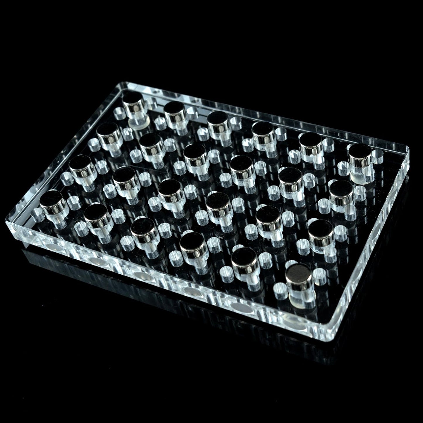 VISOSCI Lab Use Magnetic Rack Separator for DNA, RNA or Protein Purification for 96-Well deep Well Plate for 0.1ml or 0.2ml 96-Well microplate