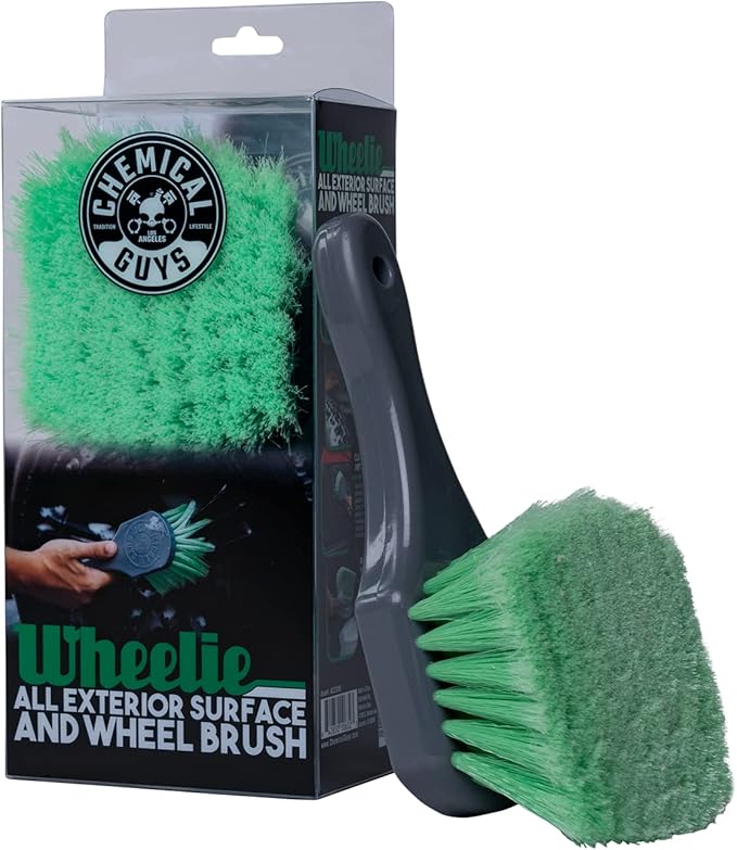 Chemical Guys Wheelie All Exterior Surface and Wheel Brush, Wheel Cleaner Brush