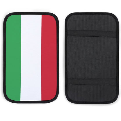 Flag of Italy Car Handrail Box Cushion-Car Seat Accessories Armrest Cushion Cover Fits Most Cars One Size