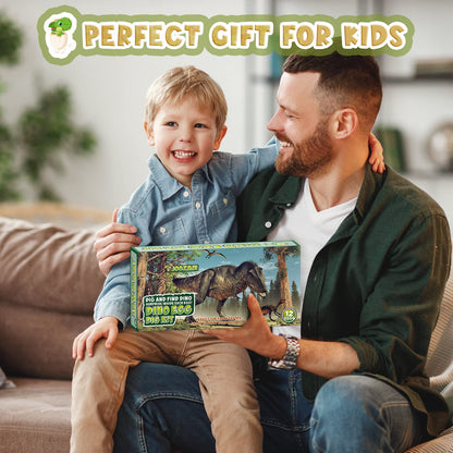 Joozmui Dinosaur Toys for Boys, Fossil Digging Kit for Kids Dinosaur Egg Toys 3-10 Year Old Boy Gifts Boys Toy Age 3-8 Toy Figure Gifts for 3-11 Year Old