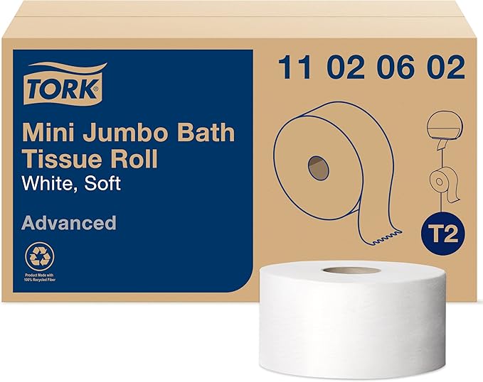 Tork Matic Soft Hand Towel Roll & Mini Jumbo Bath Tissue Roll