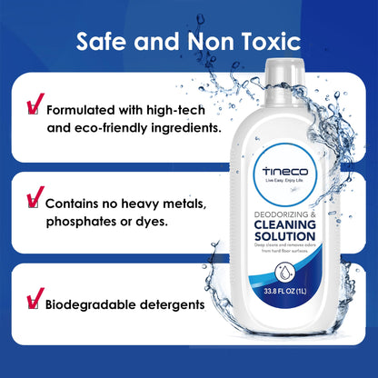 Tineco Floor Cleaning Solution 1L for iFLOOR Series (EXCEPT iFLOOR 5 Steam), FLOOR ONE S3 / S5 / S6 / S7 Series (EXCEPT S5 Steam) Wet Dry Vacuum (33.8 OZ)