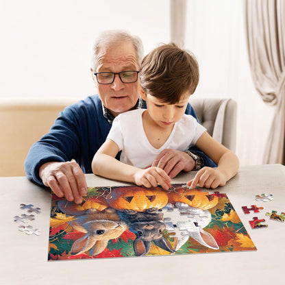 Jeacirio 4 Packs 100 Piece Puzzles for Kids Ages 4-6 - Lovely Animals Large Piece Jigsaw Puzzles for Seniors Educational Toys Gifts Kids Puzzle for 4 5 6 7 8 9 Year Olds Boys Girls