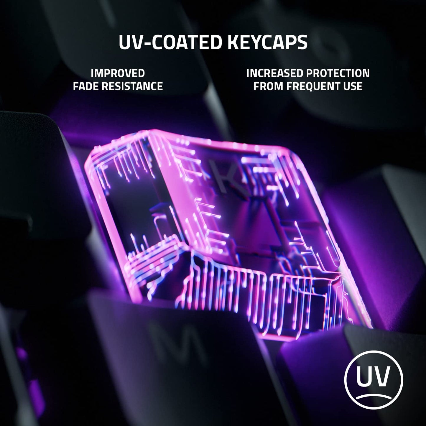Razer Ornata V3 X - Low Profile Gaming Keyboard (Silent Membrane Switches, UV-Coated Keycaps, Durable, Spill-Resistant Design, Ergonomic Writst Rest) UK Layout | Black