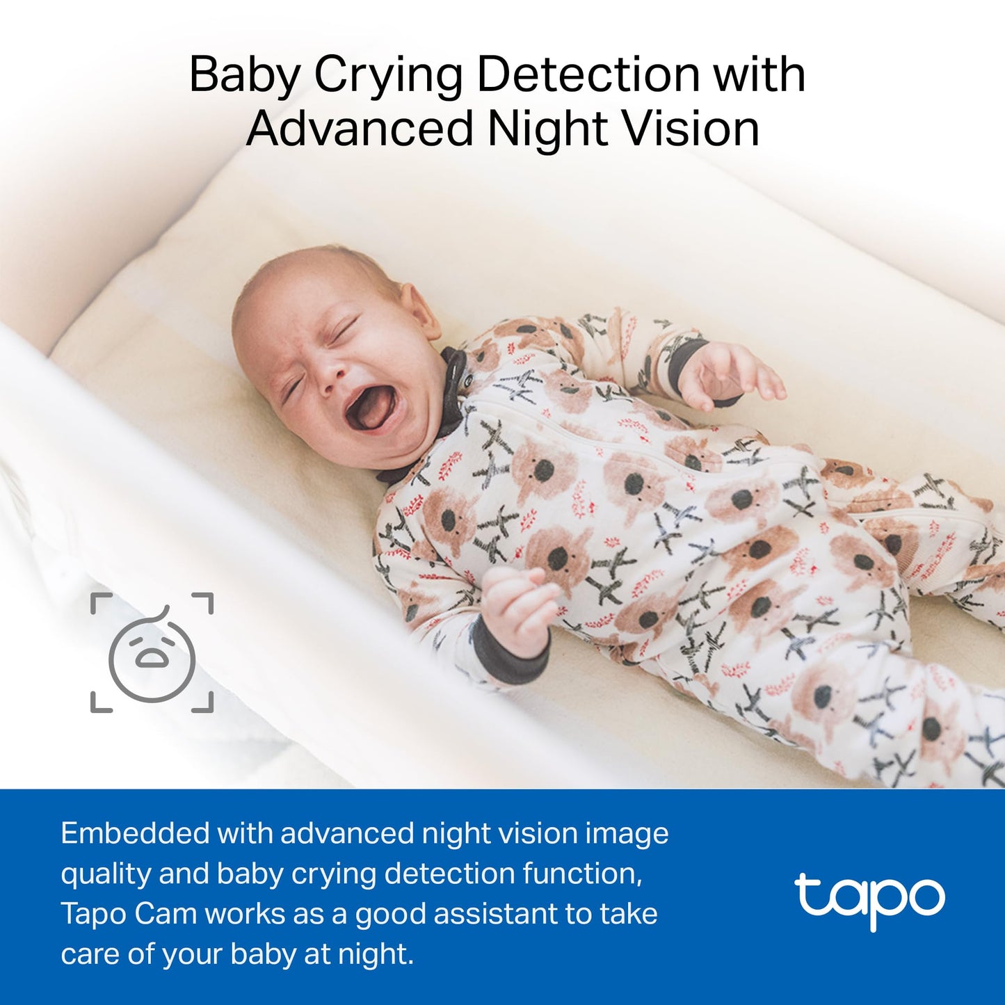 Tapo TP-Link 1080P Indoor Security Camera for Baby Monitor, Dog Camera w/Motion Detection, 2-Way Audio Siren, Night Vision, Cloud & SD Card Storage, Works w/Alexa & Google Home C100