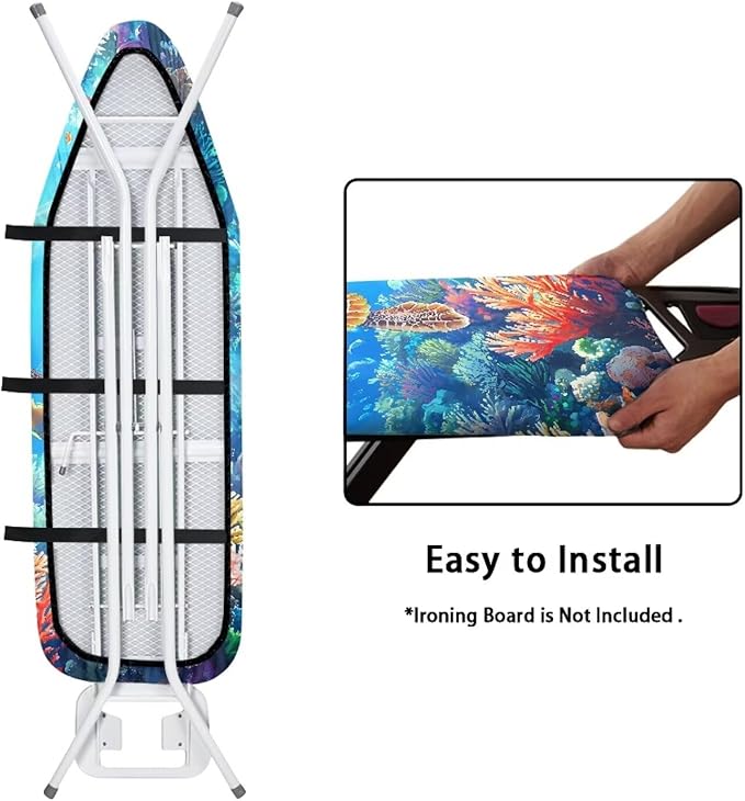 Blue Sea Turtle Ironing Board Cover
