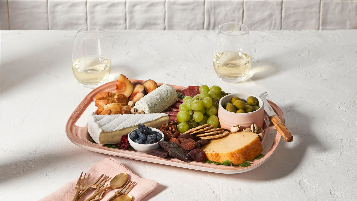 Le Creuset Stoneware Serving Platter, 16.25", Sea Salt