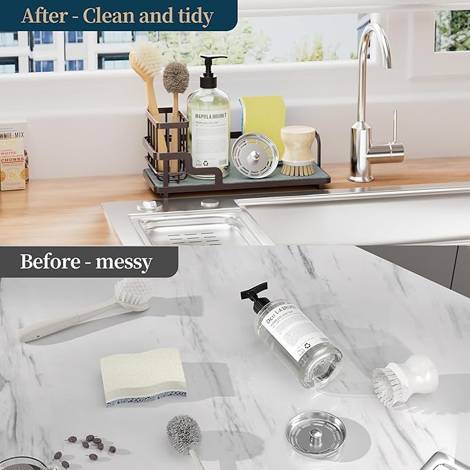 Consumest Sponge Holder for Kitchen Sink