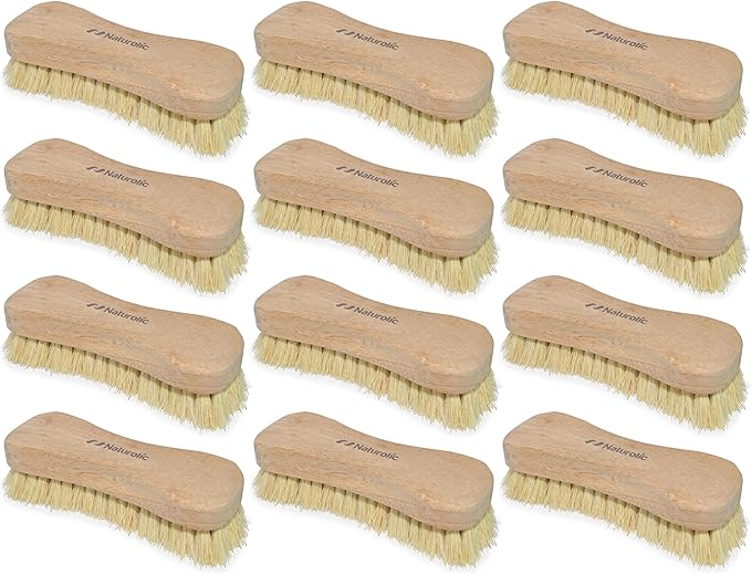 All-Natural Wooden Scrub Brush Set | Eco-Friendly Cleaning Brush Set