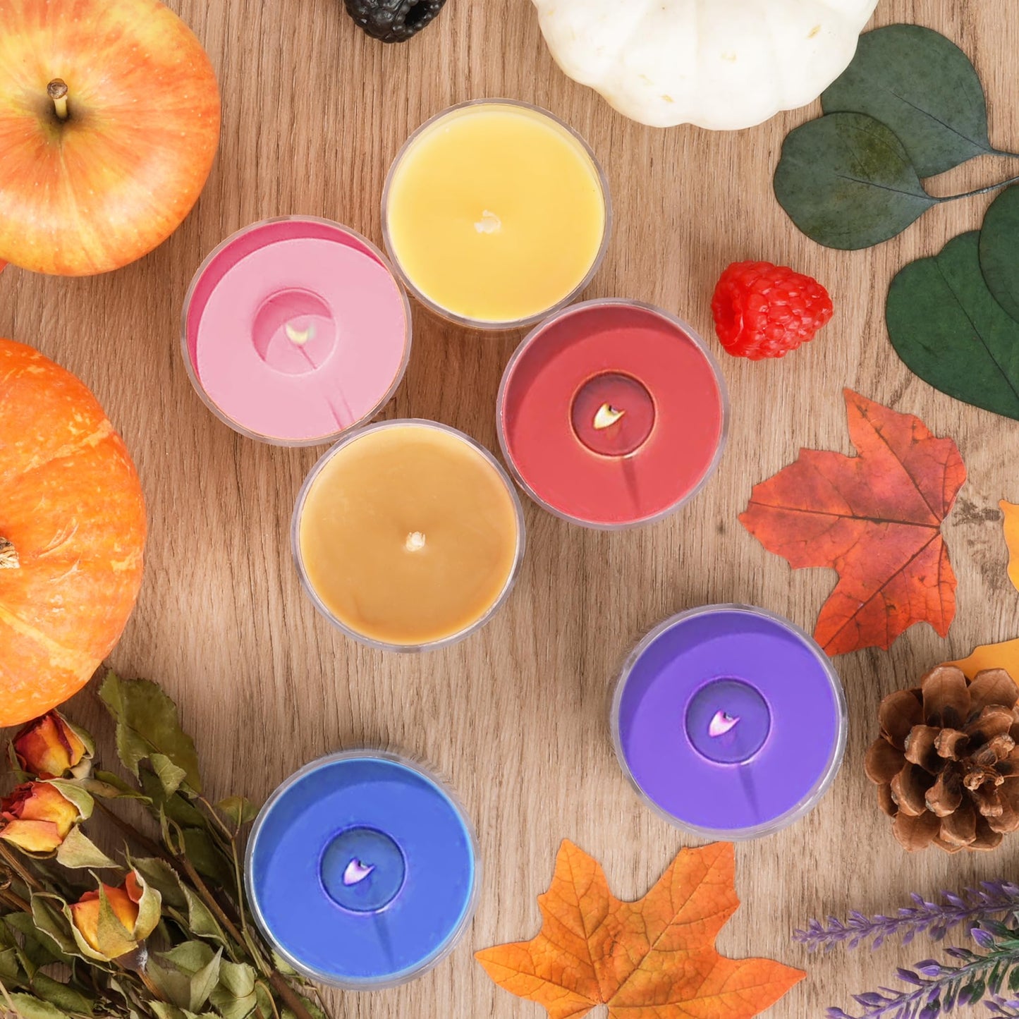 Fall Candles Bulk, 12 Pack Scented Candles for Home, Candle Set for Women, Small Soy Candles Scent of Pumpkin Vanilla Caramel Lavender, Mini Candle Gift Set for Mothers Day Birthday Christmas Birthday