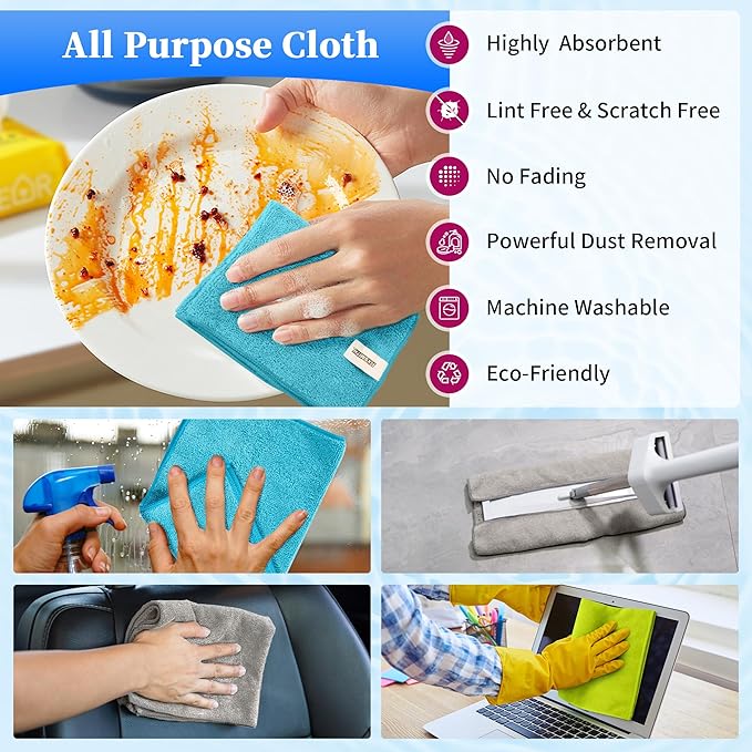FIXSMITH Microfiber Cleaning Cloth