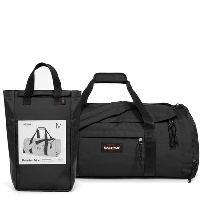 Eastpak READER M + Travel Duffle, 27 x 63 x 29 cm, 51.5 L - Black (Black)