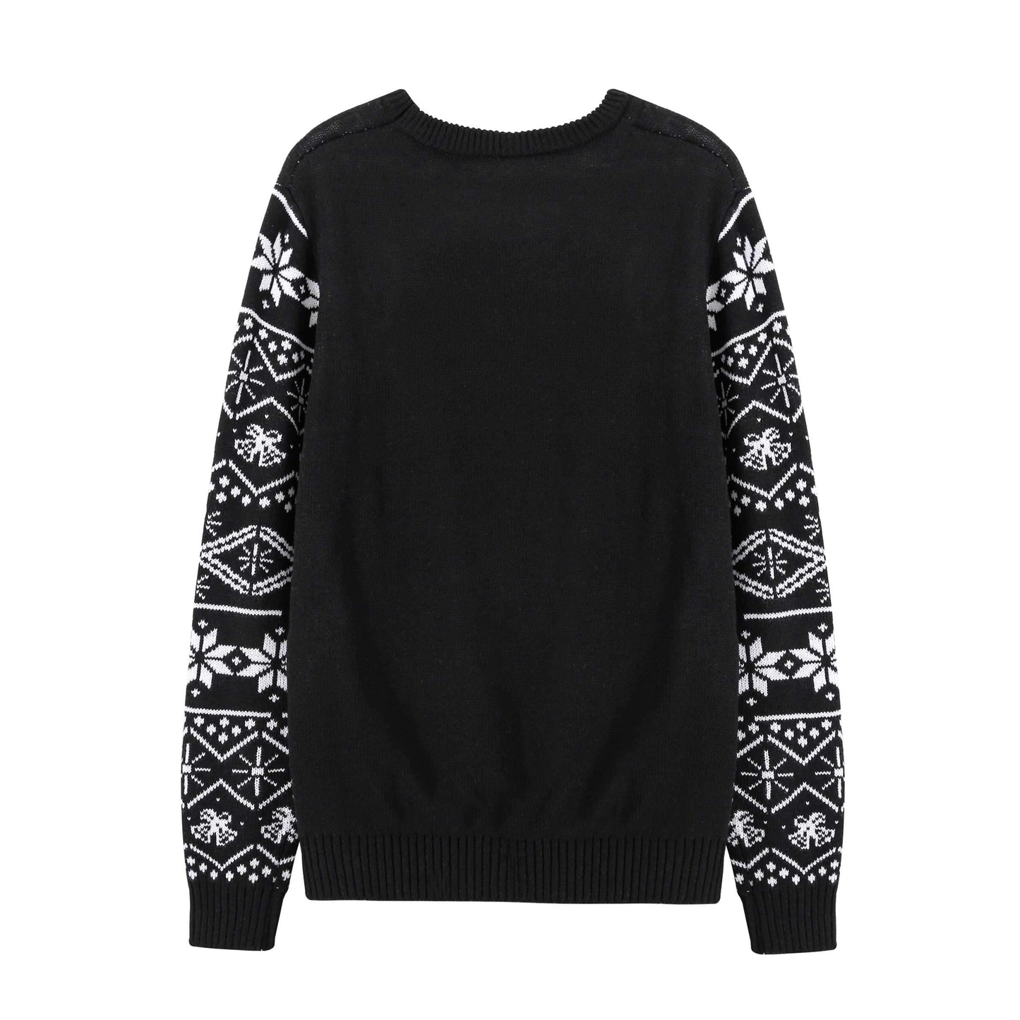 VENTELAN Men's Ugly Christmas Sweater Funny Santa Xmas Crew Neck Sweaters