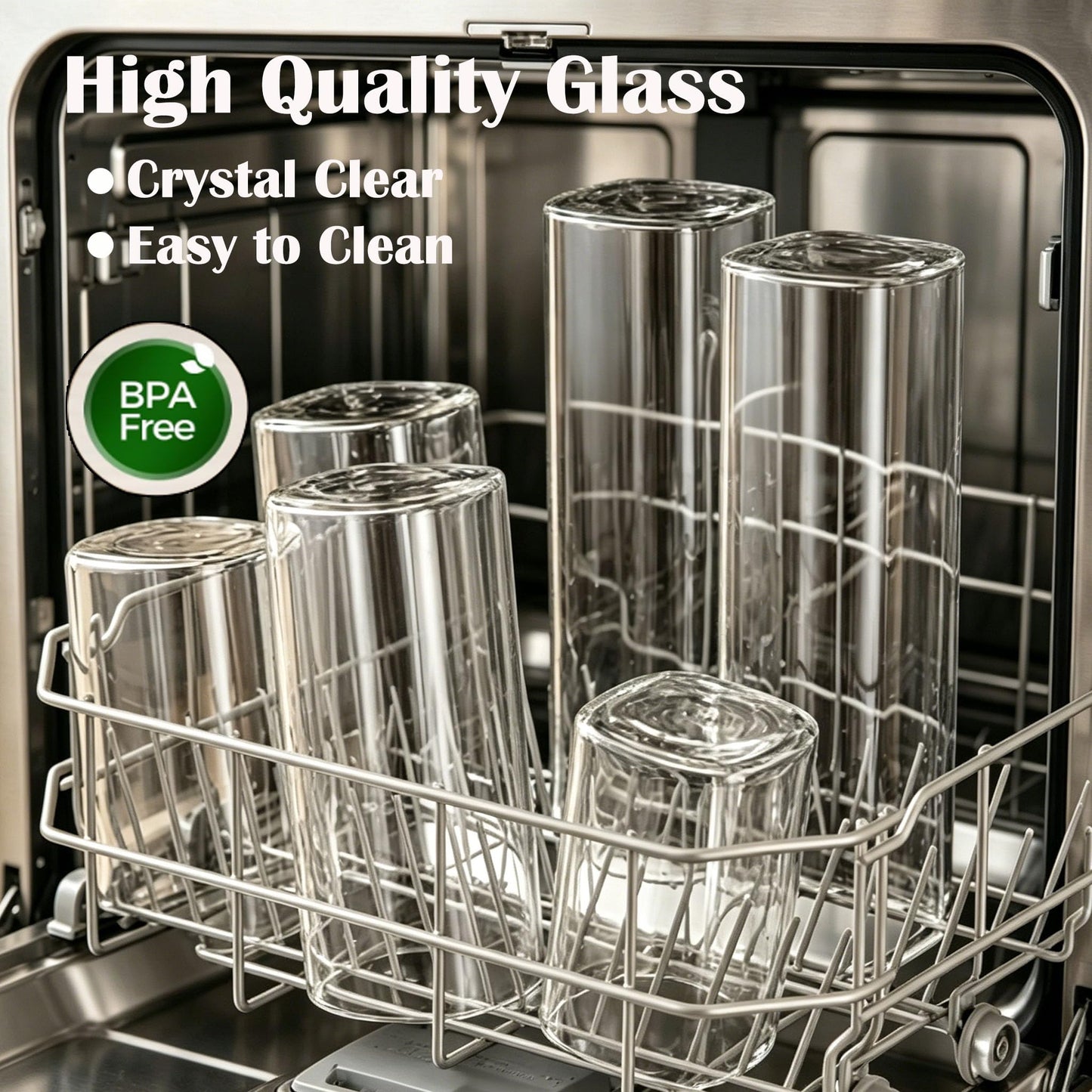 VIEWELLD 1.2 Qt Square Glass Storage Containers with Lids, glass jar with airtight lid, Glass Canister for Pantry Cookie Cereal Rice Sugar Tea Coffee Beans Spice, Square Set of 4