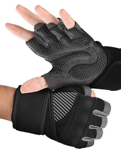 COFIT Breathable Workout Gloves, Antislip Weight Lifting Gym Gloves for Men Women, Superior Grip & Palm Protection for Weightlifting, Fitness, Exercise, Training