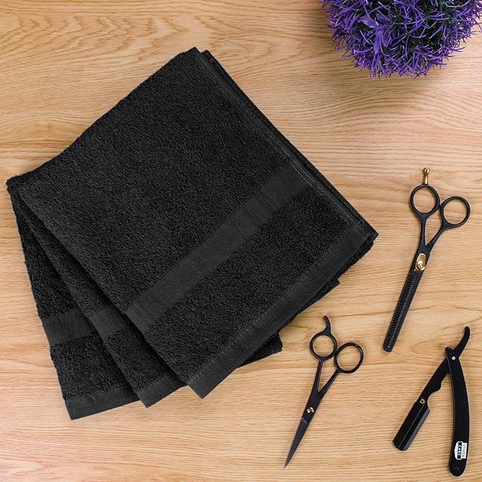 Utopia Towels Black Salon Towels, and Home Hair Care