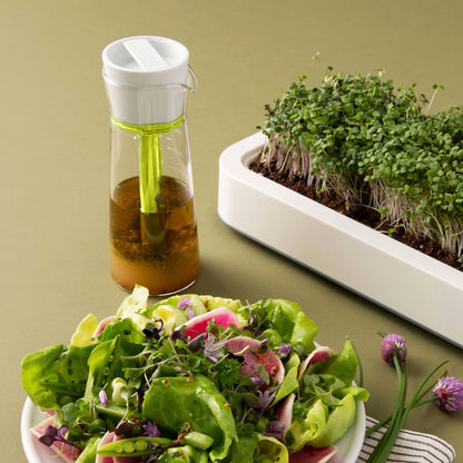 Chef'n Emulstir Salad Dressing Mixer Bottle, Make Salad Dressings and Vinaigrettes in Seconds, 300 ml,Green