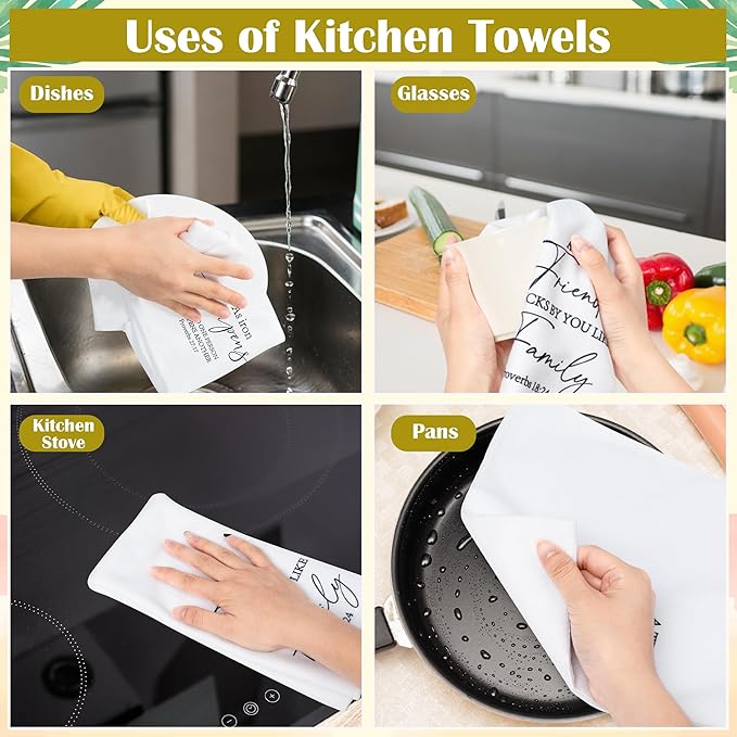 R HORSE Christian Friendship Kitchen Dish Towels