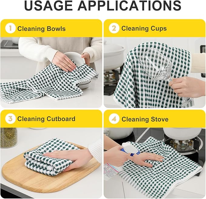 SALAS Cotton Dish Towels Cloths