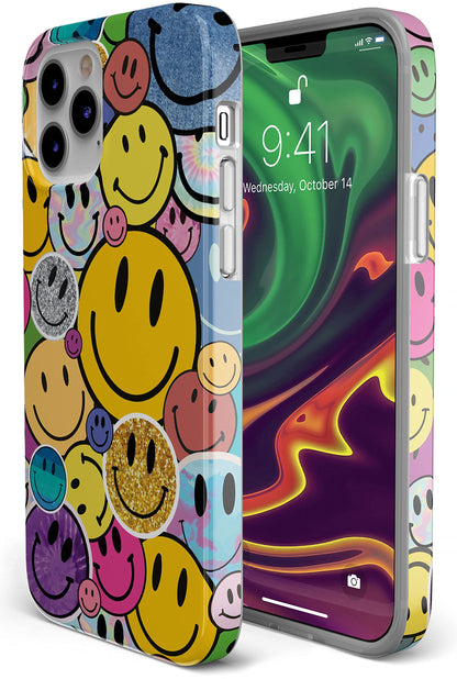 Casely iPhone 12/12 Pro Case | Field of Flowers | Pastel Floral | Classic Ultra Slim Design