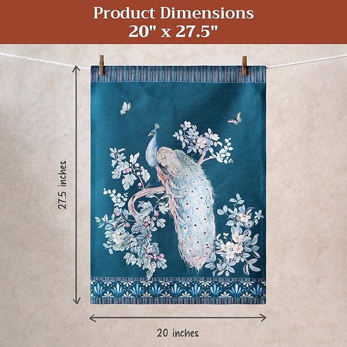 Maison d' Hermine Kitchen Towel 100% Combed Cotton Premium Easter Dishtowel