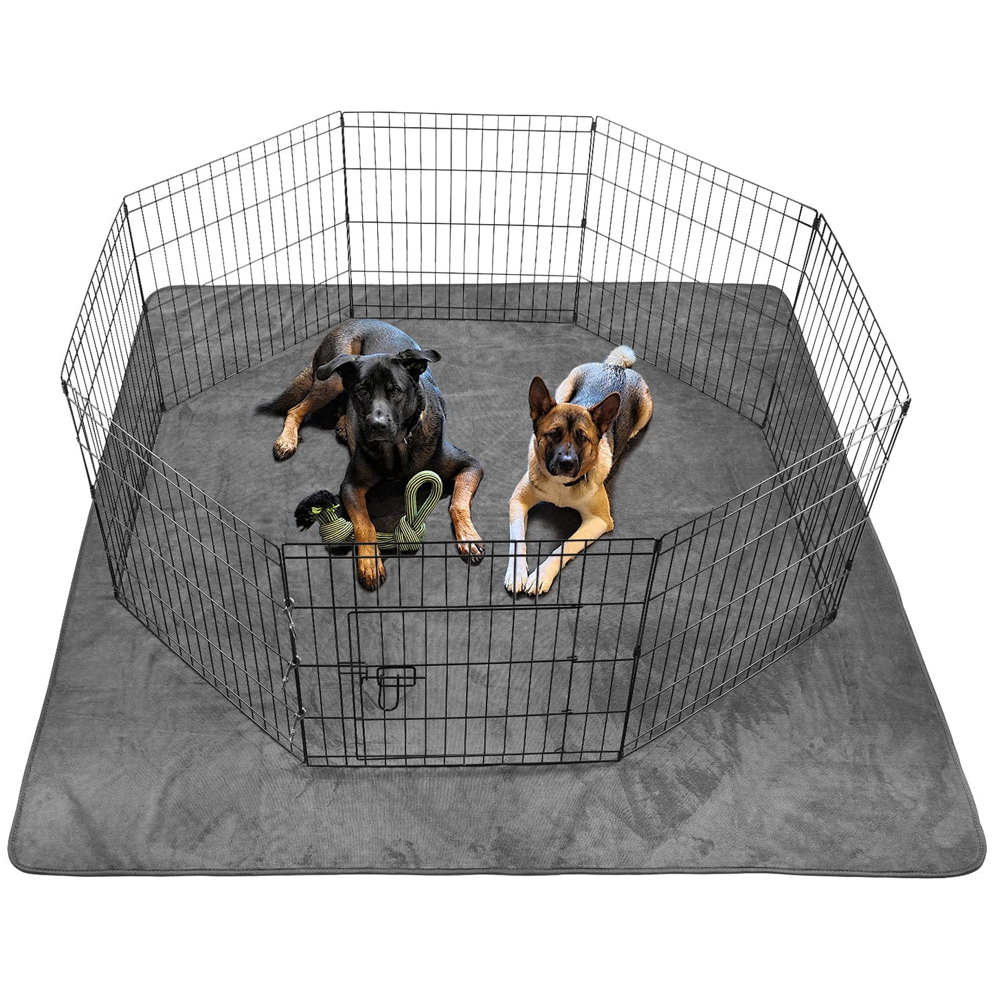 Dog Pee Pad Washable-Extra Large 125x168 cm Instant Absorb Training Pads Non-Slip Pet Playpen Mat Waterproof Reusable Floor Mat for Puppy/Senior Dog Whelping Incontinence Housebreaking