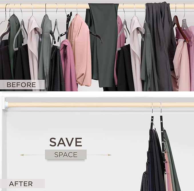 MORALVE Pants Hangers Space Saving